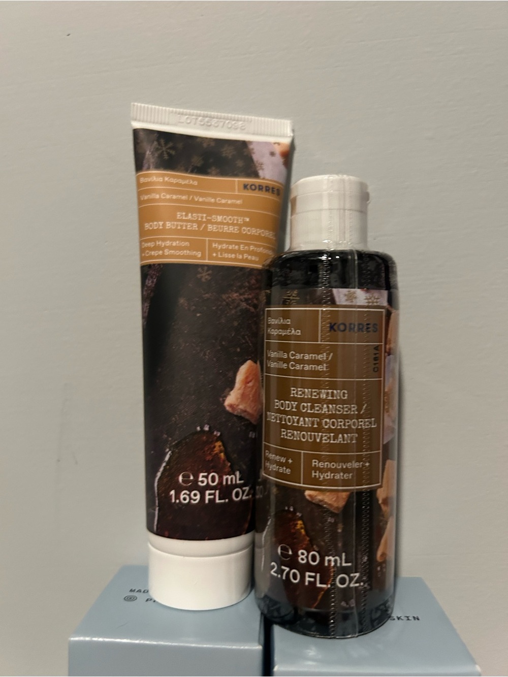 Korres Vanilla Caramel Body Cleanser & Butter Duo
